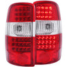 ANZO 2000-2006 Chevrolet Suburban LED Taillights Red/Clear G2 ANZO