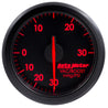 Autometer Airdrive 2-1/6in Boost/Vac Gauge 30in HG/30 PSI - Black AutoMeter