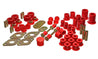 Energy Suspension 89-95 Toyota 4WD Pickup (Except T-100 & Tundra)  Red Hyper-Flex Master Bushing Set Energy Suspension