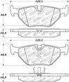 StopTech Street Touring 87-99 BMW M3 / 89-93 M5 Rear Street Street Touring Brake Pads Stoptech