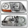 xTune 97-03 Ford F-150 4pc OEM Style Headlights w/Corner - Chrome (HD-JH-FF15097-L-SET-C) SPYDER