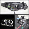 Spyder Hyundai Elantra 07-10 Projector Headlights LED Halo DRL Blk PRO-YD-HYELAN07-DRL-BK SPYDER