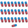 Russell Performance -10 AN Red/Blue Straight Full Flow Hose End (25 pcs.) Russell