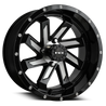 HD Golf SAW Wheels | Gloss Black Milled Face HD Golf Wheels