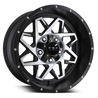 HD Off-Road Caliber Wheels | Satin Black w Machined Face | JEEP® JK, JL, & JT HD Off-Road Wheels