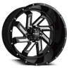 HD Off-Road Wheels SAW | Gloss Black with Milled Face | for 8x170 Trucks HD Off-Road Wheels
