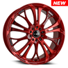 HD Wheels Spinout | Red w "Sonic Red" Machining HD Wheels