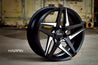 HD Wheels Hairpin | Satin Black with Milled Face HD Wheels