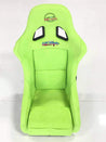 NEW LIME GREEN NRG PRISMA ULTRA LARGE SEAT + SIDE MOUNTS NRG Innovation