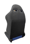 SPDZ1 Pole Position 7 Seats Black Cloth/Blue Kevlar Mesh Center Reclinable - Blue Stitch SPDZ1