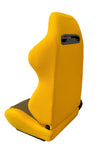 SPDZ1 Canary SR3 Seats Yellow Cloth/Kevlar Mesh Reclinable SPDZ1