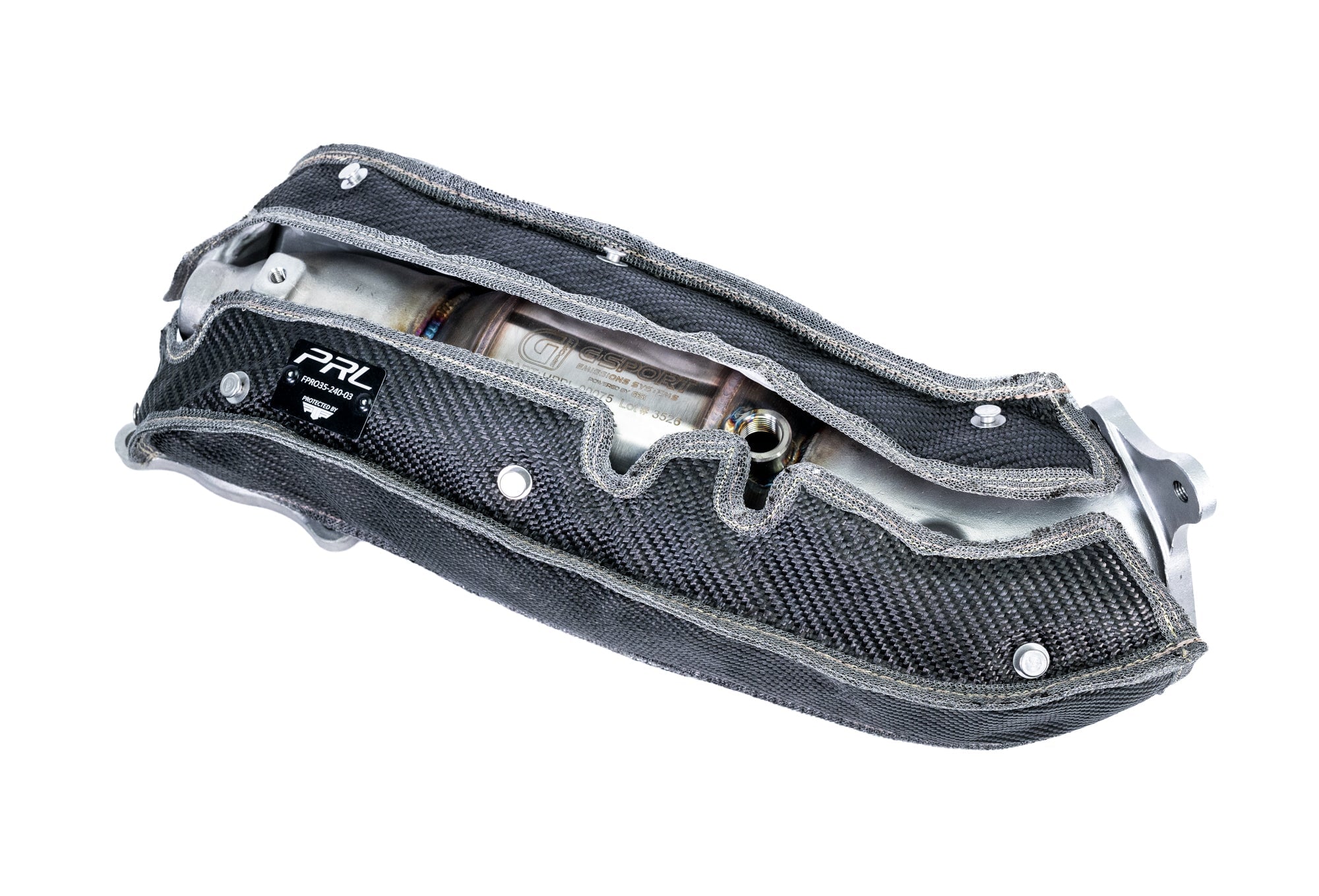 PTP X PRL 2023+ Honda Civic Type-R FL5 Black Lava Downpipe Blanket