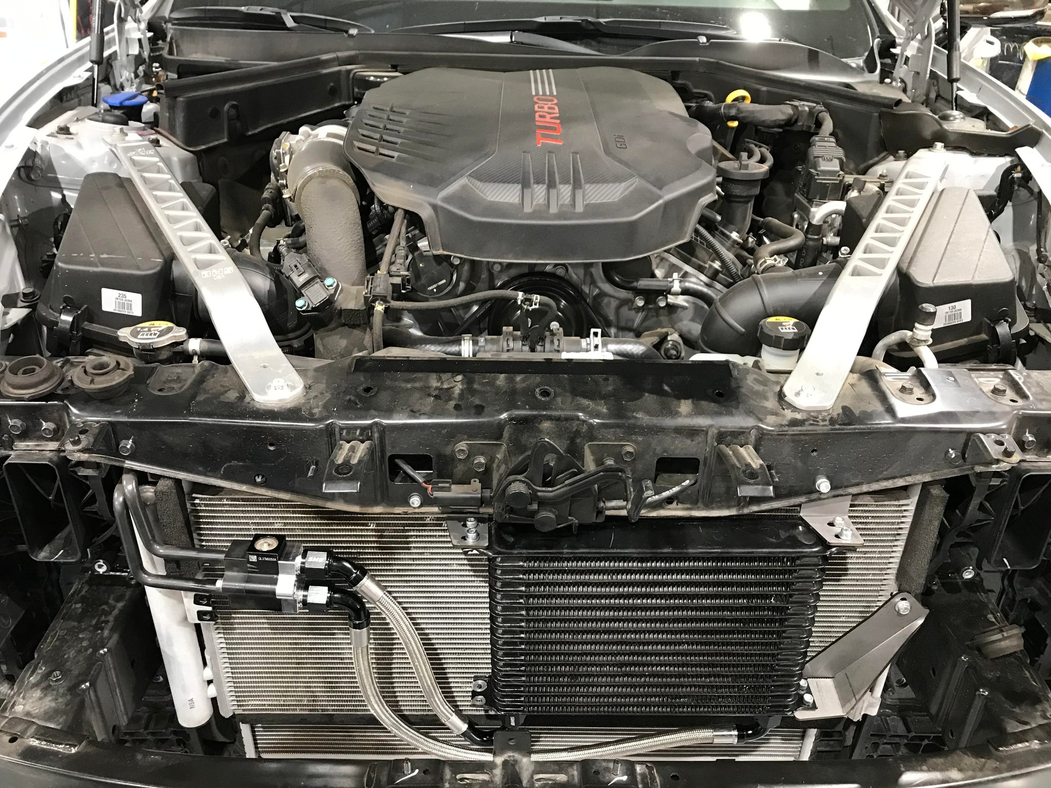 BMS Transmission Oil Cooler for 2018+ Kia Stinger  Genesis G70 3.3T –  Speedzone Performance LLC