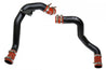 HPS Black Hot Cold Side Charge Pipe with Intercooler Turbo Boots Kit 17-105WB-1 HPS Performance